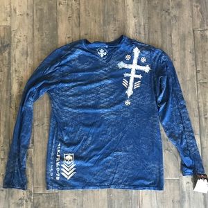 Affliction long sleeve tee